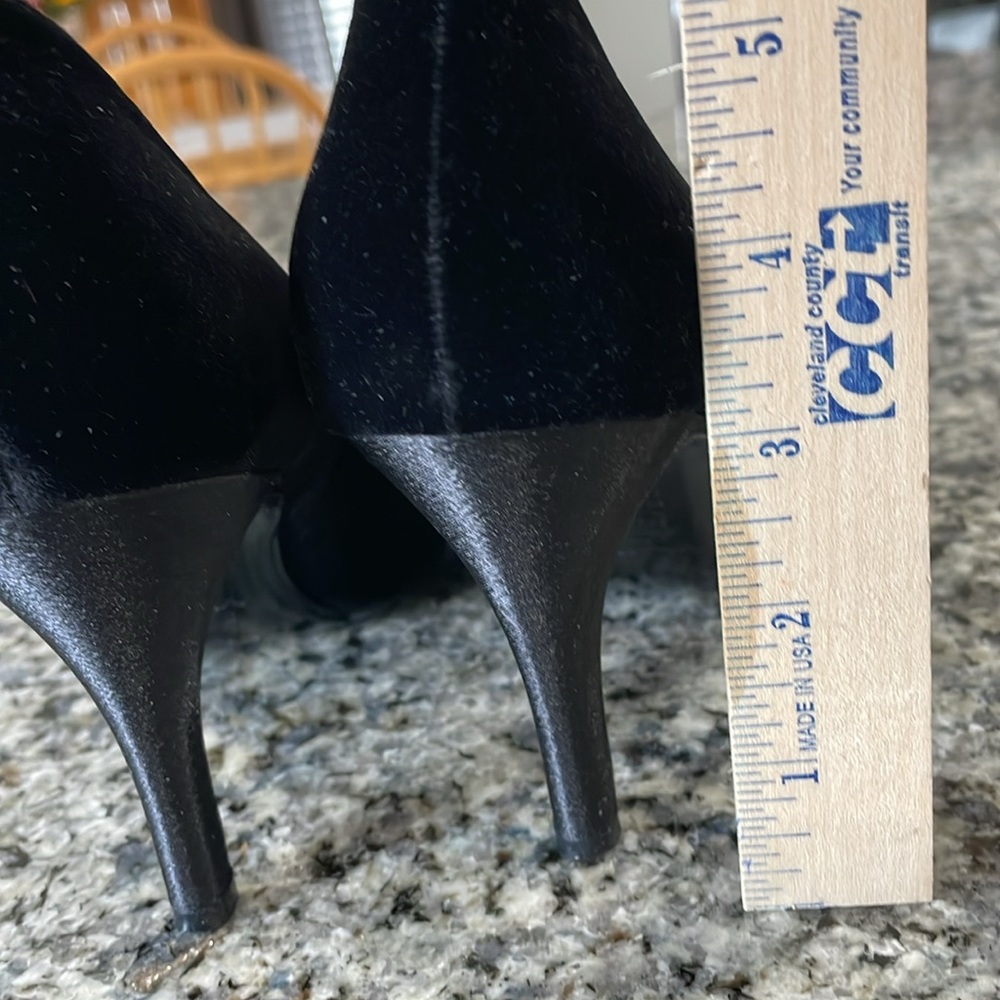 Velvet and Satin Nina Shoes - Picture 10 of 11